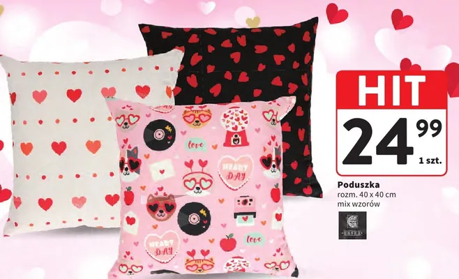 Poduszka mix wzorów promocja w Intermarche
