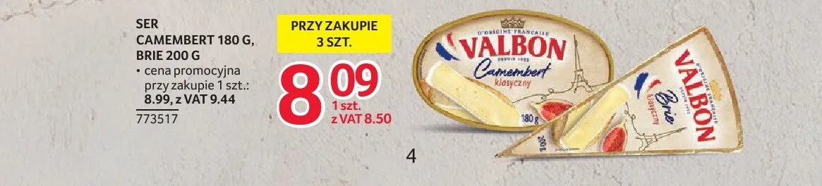 Ser Valbon promocja w Selgros