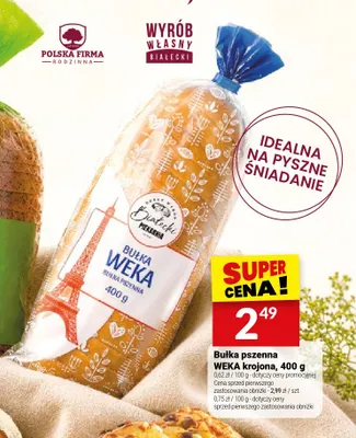 Bułka pszenna weka krojona Białecki promocja w Twój Market