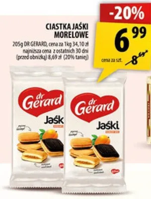 Ciastka jaśki morelowe promocja w Arhelan
