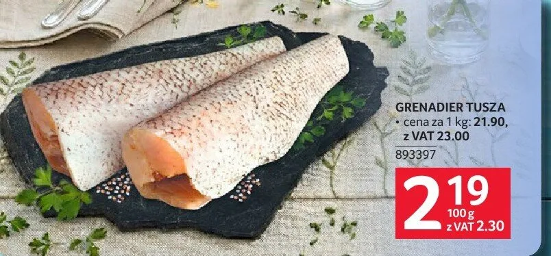 Grenadier tusza promocja w Selgros