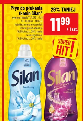 Płyn do płukania tkanin Silan promocja w POLOmarket