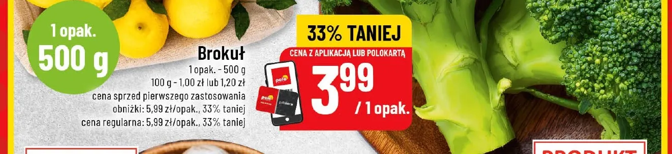 Brokuł polski promocja w POLOmarket