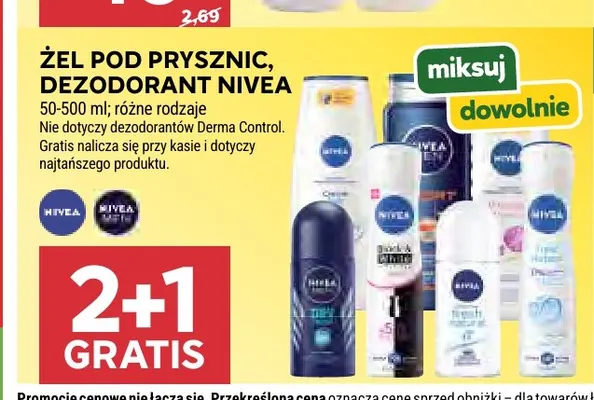 Żel pod prysznic Nivea promocja w Stokrotka