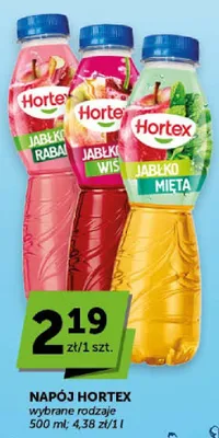 Napój Hortex wybrane rodzaje promocja w Groszek