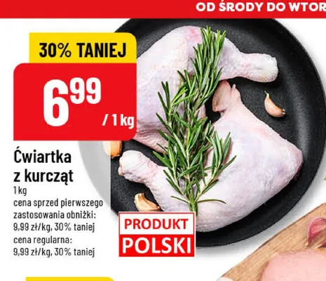 Ćwiartka z kurcząt promocja w POLOmarket
