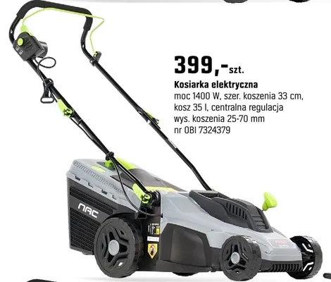 Kosiarka elektryczna promocja w OBI