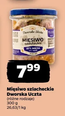 Miesiwo szlacheckie Dworca Uczta (różne rodzaje) promocja w Netto