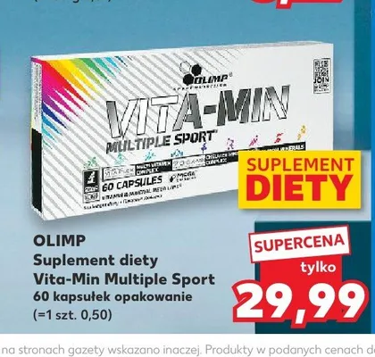 Suplement diety Olimp Vita-Min Multiple Sport promocja w Kaufland