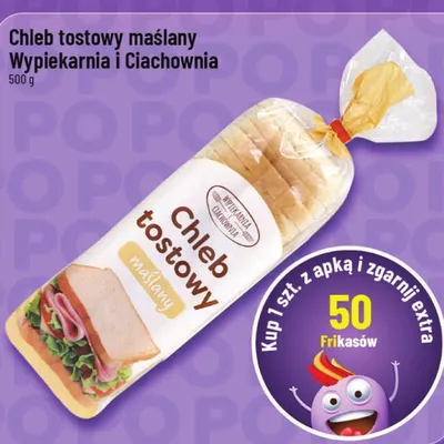 Chleb tostowy maślany  promocja w POLOmarket