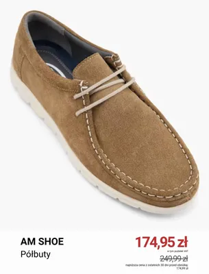 Półbuty AM Shoe promocja w Deichmann