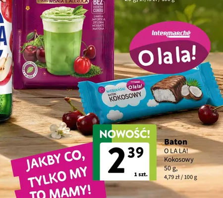 Baton kokosowy O La La! Intermarché promocja w Intermarche