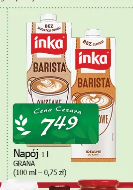 Napój Inka Barista promocja w CEZAR Delikatesy