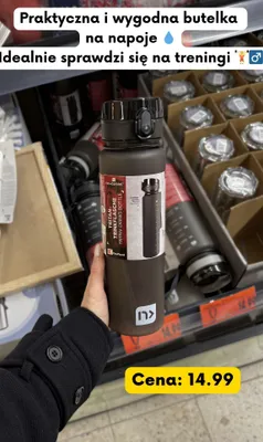 Butelka tritanowa na napoje promocja w Kaufland