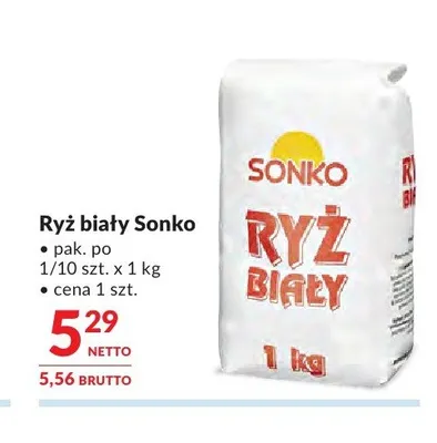 Ryż biały Sonko promocja w Makro