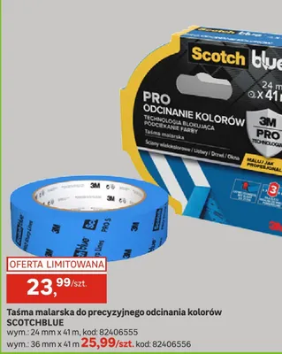 Taśma malarska do precyzyjnego odcinania kolorów 24mm x 41m promocja w Leroy Merlin