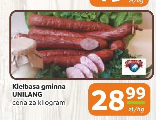 Kiełbasa gminna Unilang promocja w Społem Częstochowa