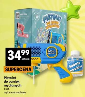 Pistolet do baniek mydlanych promocja w Delikatesy Centrum