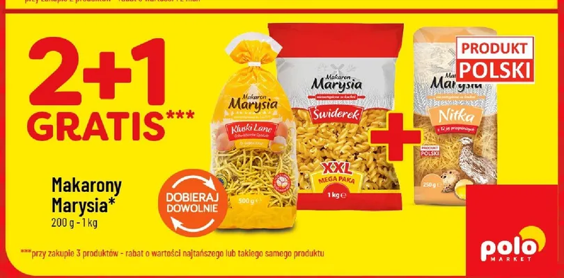 Makarony Marysia promocja w POLOmarket