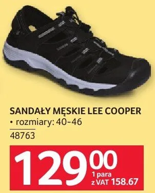 Sandały męskie Lee Cooper rozmiary 40-46 48763 promocja w Selgros