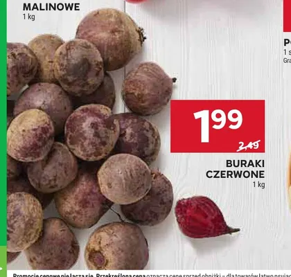 Buraki czerwone promocja w Stokrotka
