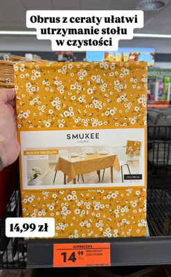 Obrus z ceraty Smukee Home 110x160cm promocja w Biedronka