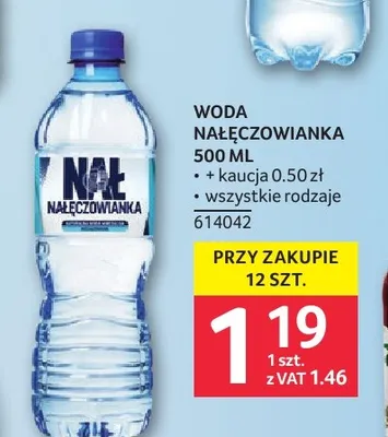 Woda Nałęczowianka promocja w Selgros