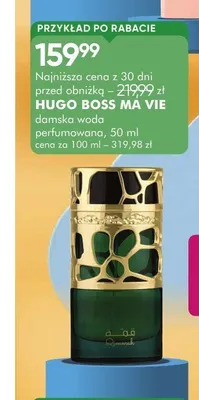 Damska woda perfumowana Hugo Boss Ma Vie promocja w Super-Pharm