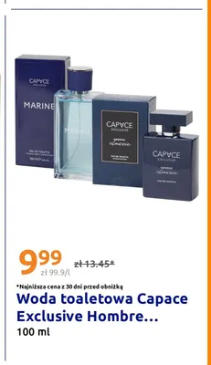Woda toaletowa Capace Exclusive Marine promocja w Action
