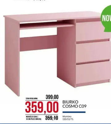 Biurko Cosmo C09 promocja w Abra Meble