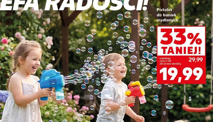 Pistolet do baniek mydlanych Kaufland promocja w Kaufland