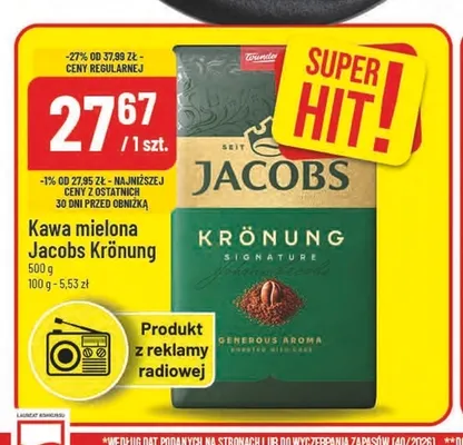 Kawa mielona Jacobs Krönung promocja w POLOmarket
