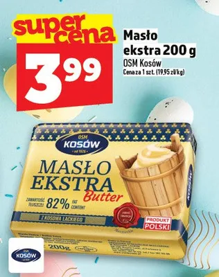 Masło ekstra 200g promocja w TOPAZ