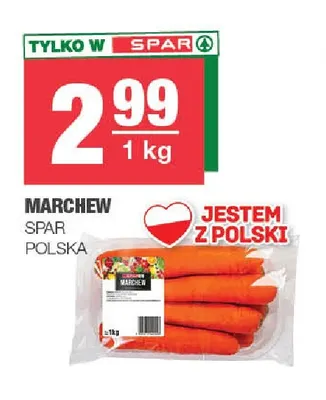 Marchew SPAR polska promocja w SPAR