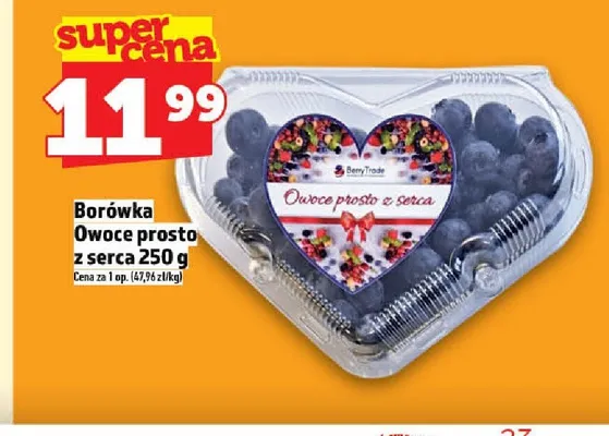 Borówka Owoce prosto z serca BerryTrade promocja w TOPAZ