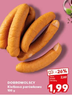 Kiełbasa parówkowa promocja w Kaufland