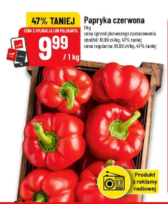 Papryka czerwona promocja w POLOmarket