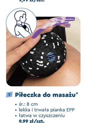 Piłeczka do masażu z pianki Epp Spokey promocja w Biedronka