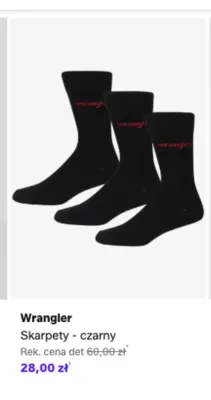 Skarpety Wrangler - czarny promocja w Lounge by Zalando