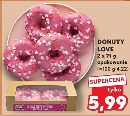 Donuty Love promocja w Kaufland