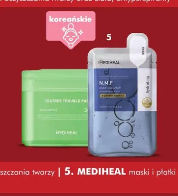 Maski i płatki do twarzy Mediheal promocja w Super-Pharm