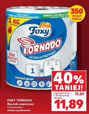 Ręcznik papierowy 3-warstwowy promocja w Kaufland