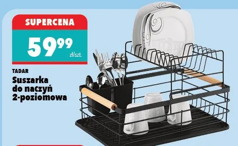 Suszarka do naczyń 2-poziomowa promocja w Biedronka Home
