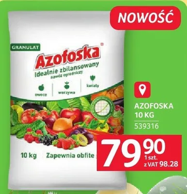 Azofoska 10 kg Granulat promocja w Selgros