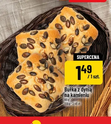 Bułka z dynią na kamieniu promocja w POLOmarket