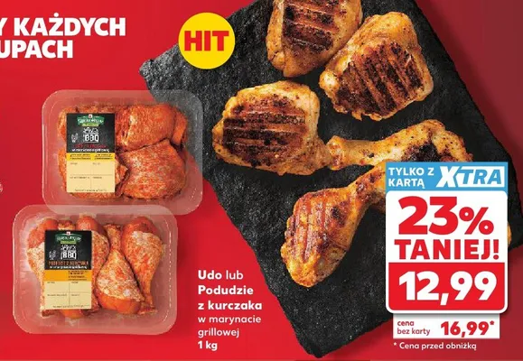 Podudzie z kurczaka w marynacie grillowej promocja w Kaufland