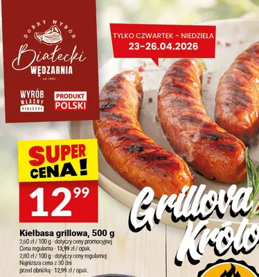 Kiełbasa grillowa promocja w Twój Market