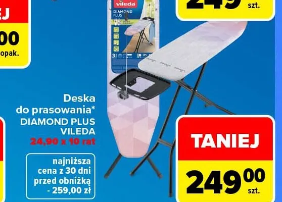 Deska do prasowania Diamond Plus Vileda promocja w Carrefour