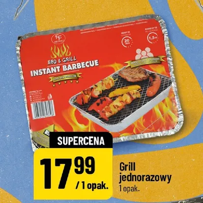 Grill jednorazowy POLOmarket promocja w POLOmarket