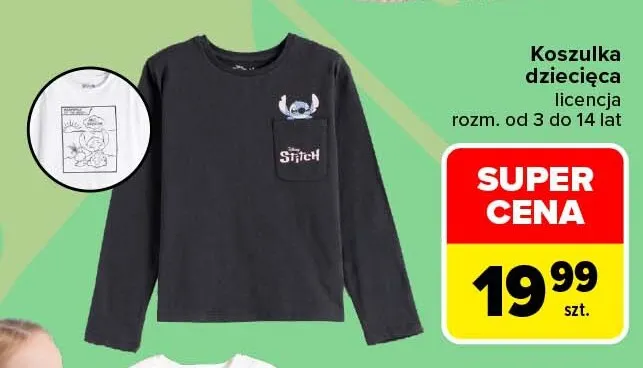 Koszulka dziecięca licencja TEX promocja w Carrefour